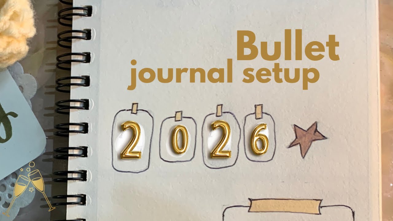 ✨ My 2026 Bullet Journal Setup✨