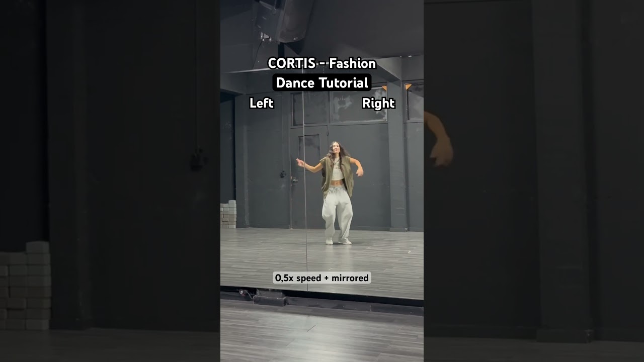 Cortis &ldquo;Fashion&rdquo; Dance tutorial with slow music and mirrored! #cortis #fashion #dancetutorial