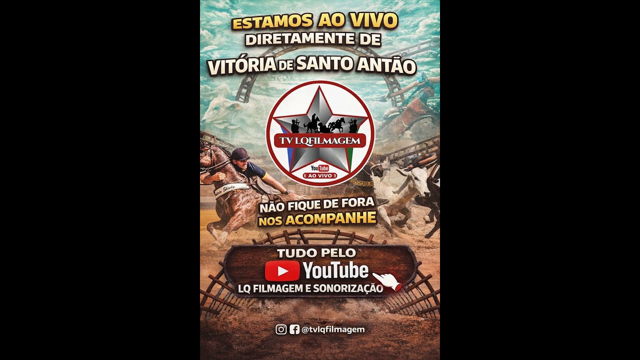 VAQUEJADA AO VIVO  PARQUE HARAS CT GAMBÁ RANCH / VITÓRIA - PE