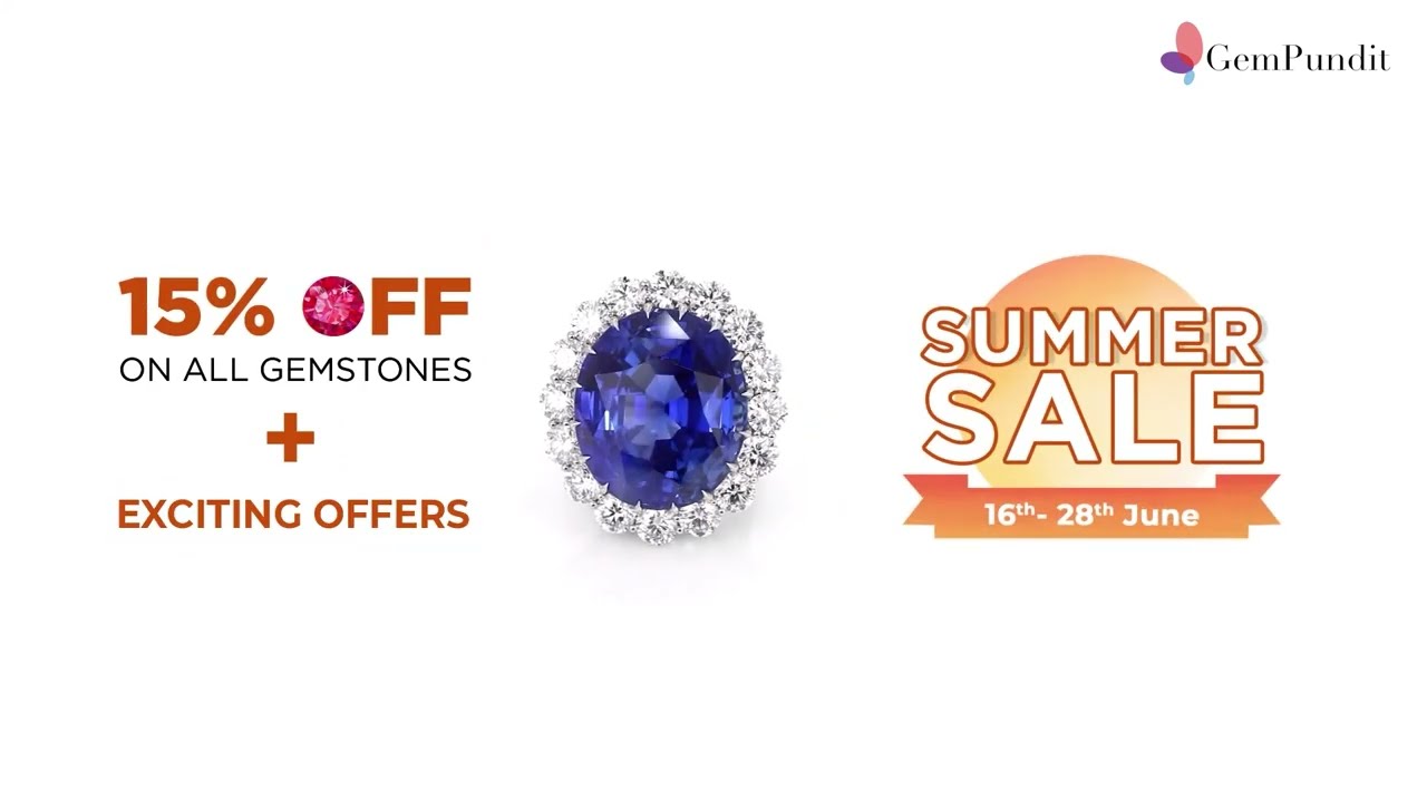 Summer Season Sale | Flat 15% off on All Gemstones | GemPundit