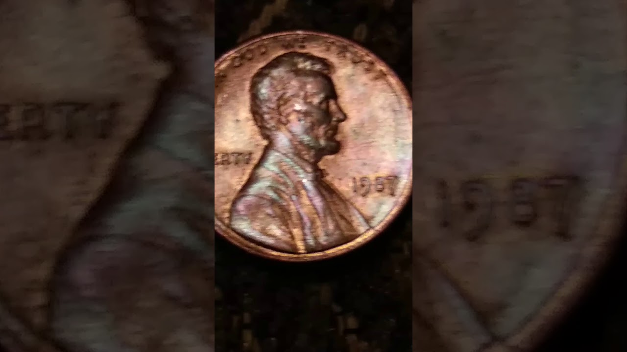 1987 rare doble 77 the most error penny