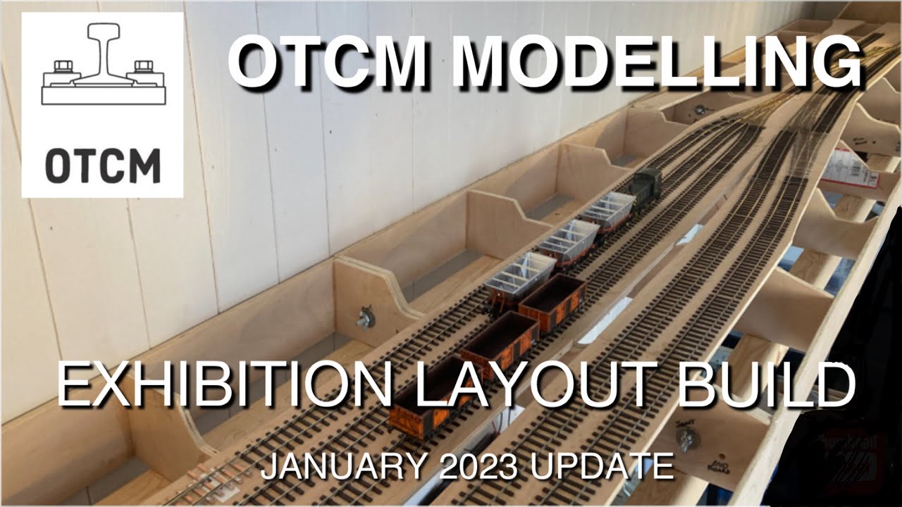 Building an OO gauge Exhibition Layout Model Railway. Part 5 - January 23 Update