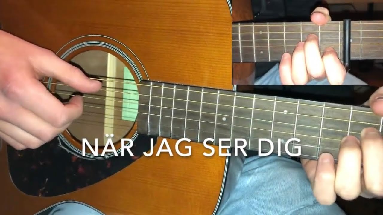 När jag ser dig - Hov1 - Gitarr Tutorial