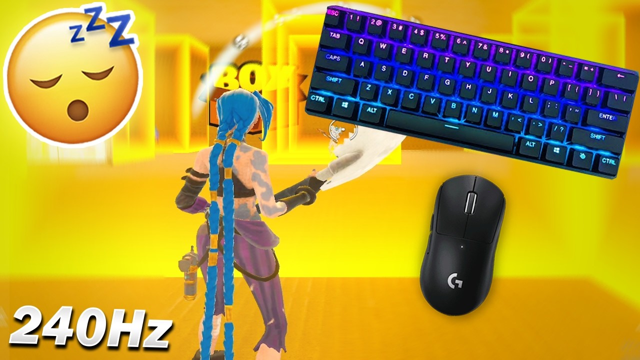 SteelSeries Apex Pro Mini ASMR Chill😴Satisfying Boxfights🏆Fortnite 240 FPS Smooth 4K