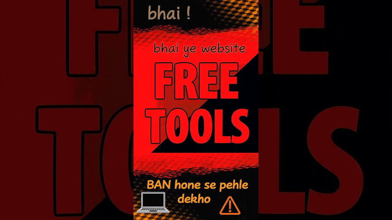 3 FREE TOOLS BAN hone se pahle dekho | tech tips 2026