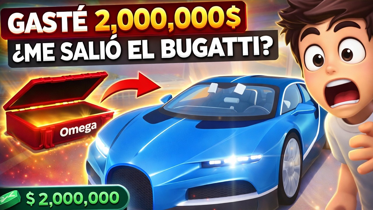 Gasté 2 MILLONES en Cajas Omega en Blockspin… y NO salió el Bugatti 😡