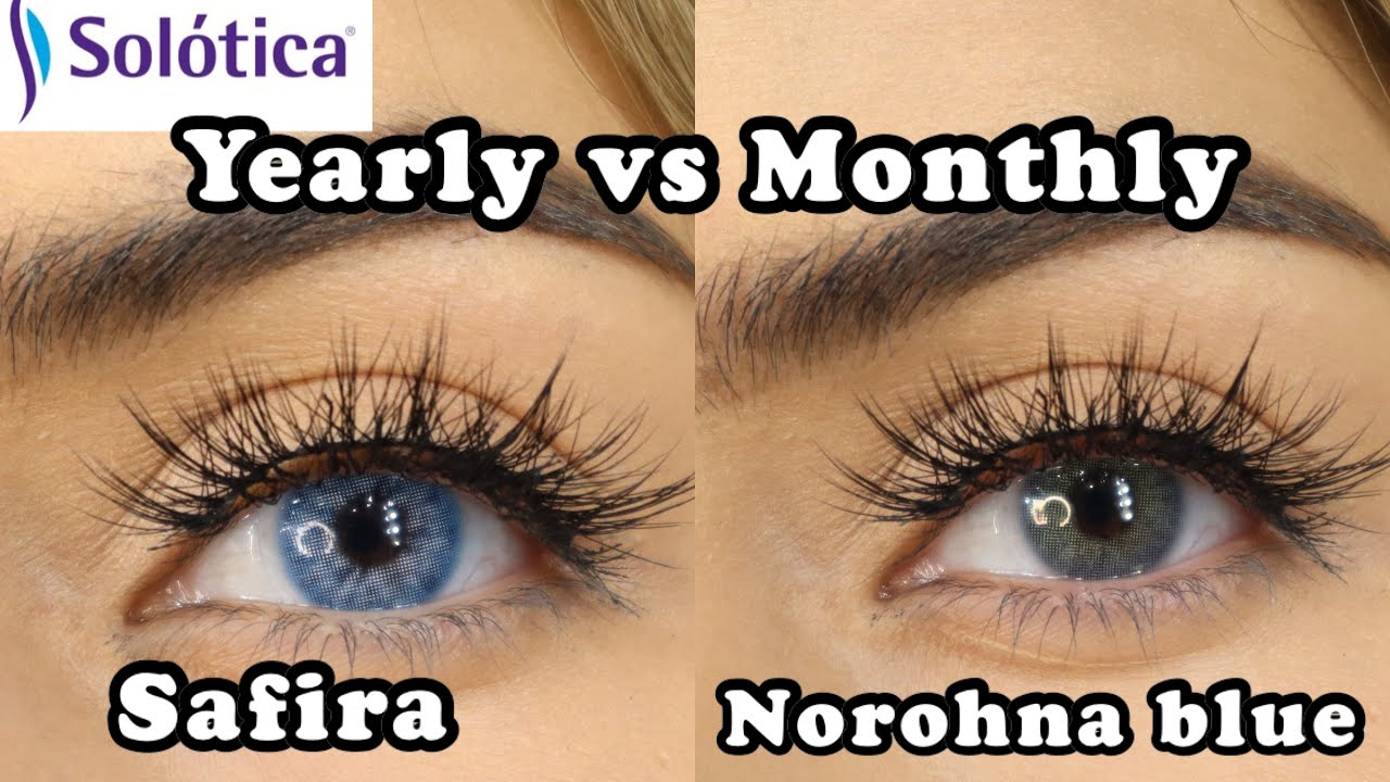 SOLOTICA 2022 | Hidrocor Safira Vs Norohna Blue | *on Dark brown eyes!