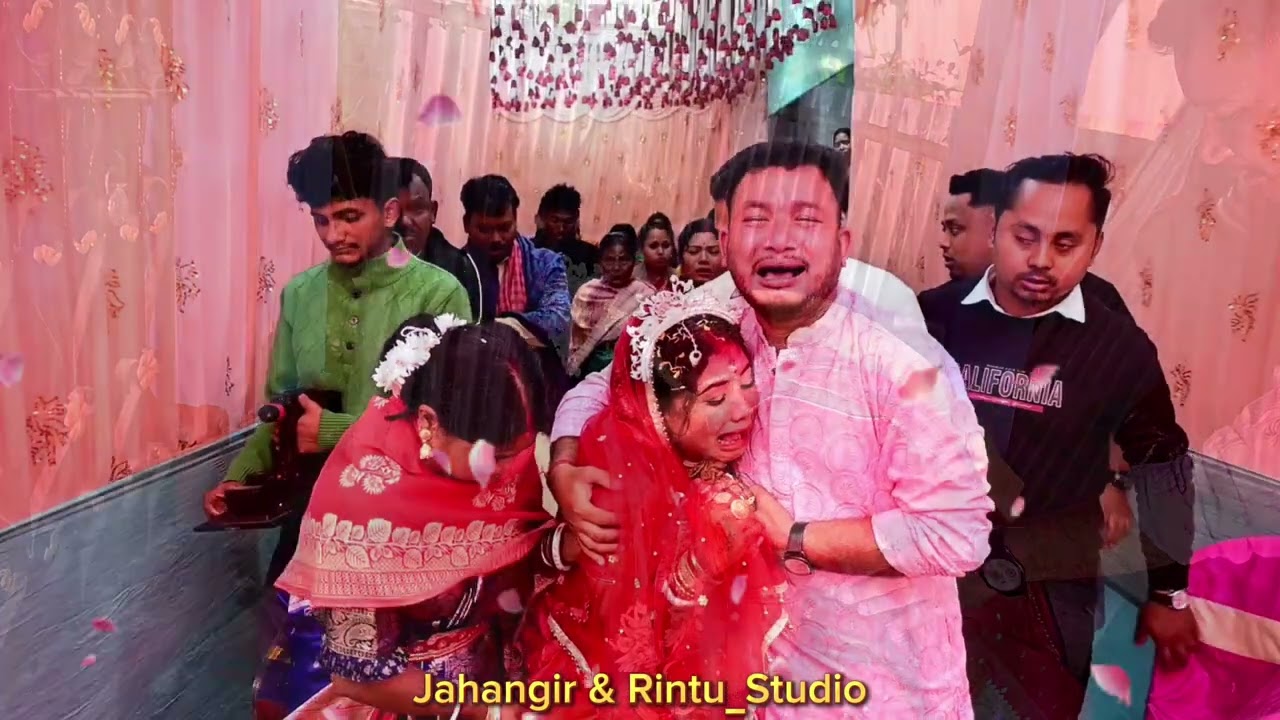 Bangli wedding ❤️Bidai movement Sad movement ❤️ jahangir &  Rintu studio