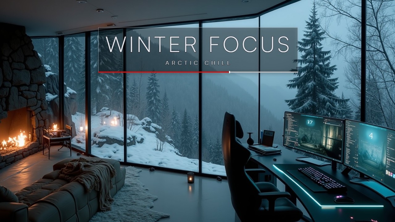 Winter Deep Focus ❄️ Blizzard Study Music