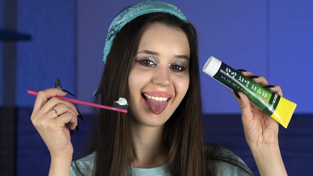 ASMR - BRUSHING MY TEETH | Sounds For Sleeping