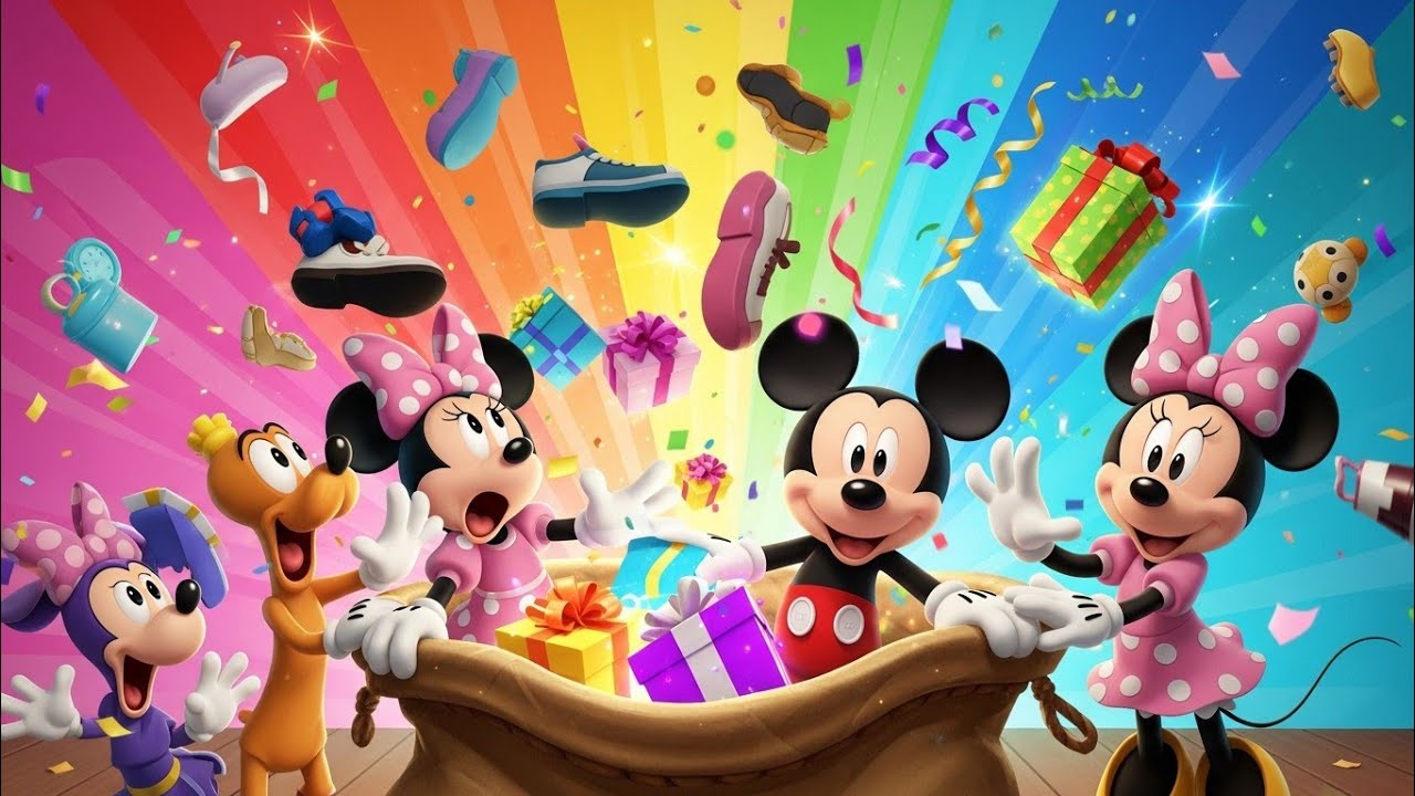 Mickey & Minnie Mouse Friends’ Crazy Shoe Bag Surprise Adventure! 🐭👟🎒