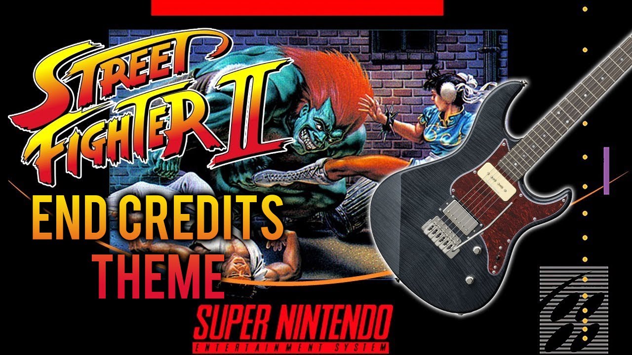 Street Fighter II (SNES) - End Credits Theme Guitar Cover