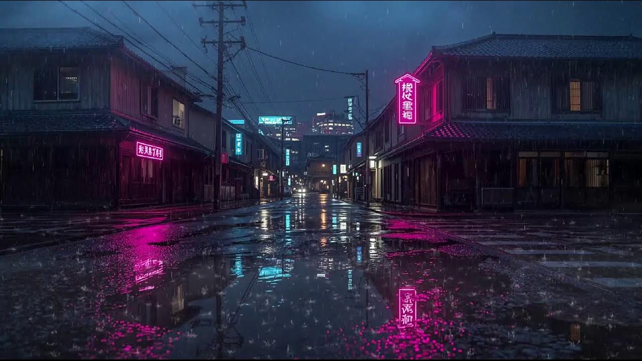 Rainy Night Lofi Mix 🌙 Calm Chillhop Beats to Relax, Study & Sleep #16