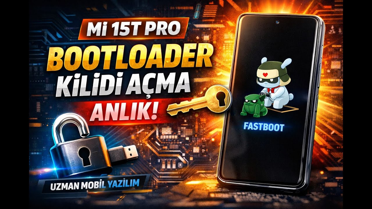 XİAOMİ 15T PRO BOOTLOADER KİLİDİ AÇMA