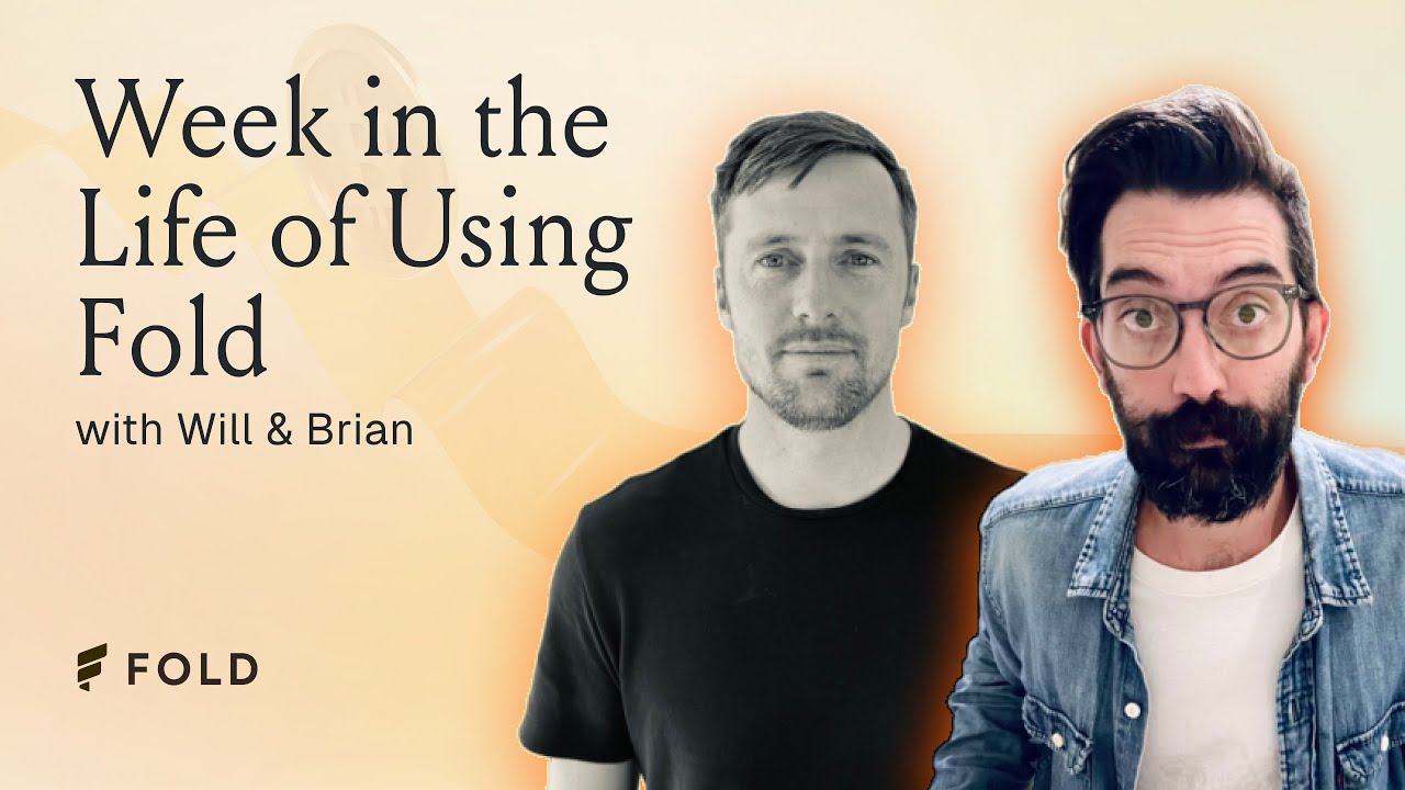 We Use Fold App to Maximize Bitcoin Exposure (Asking Will Reeves How He Uses Fold?)
