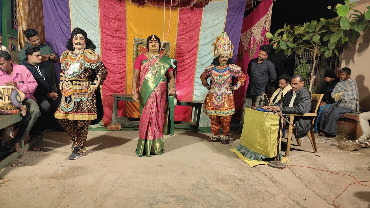 వస్త్రాపహరణం మహాభారత నాటకం తిరుపతి మంగళం 