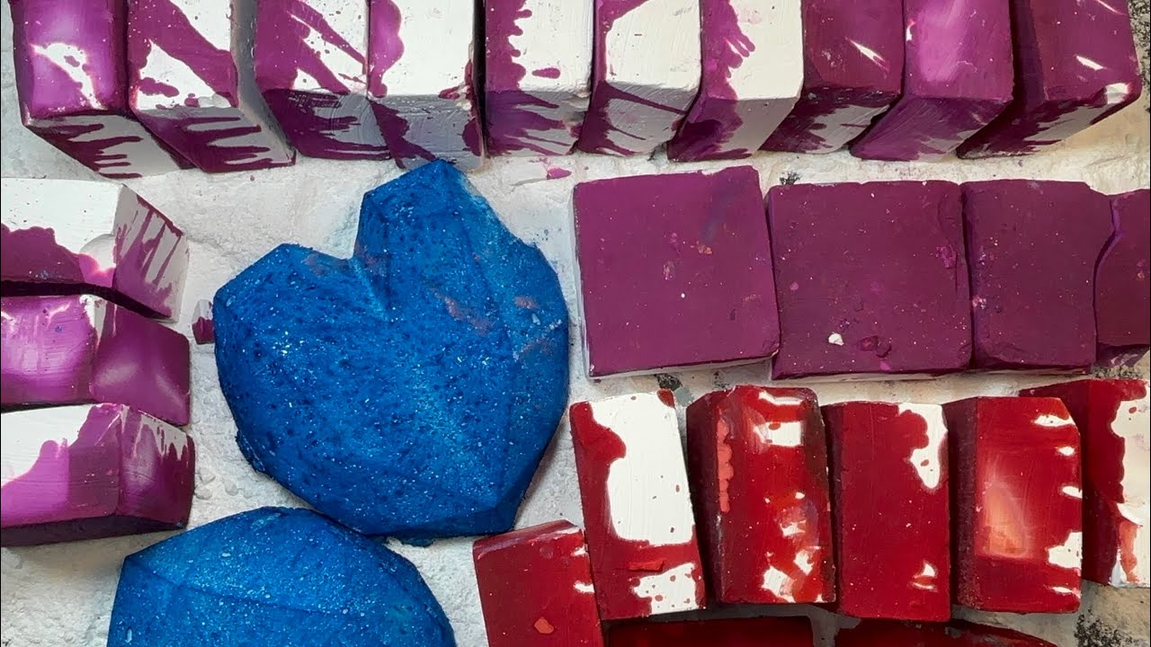 Purple Red and Heart Blue | Oddly Satisfying 