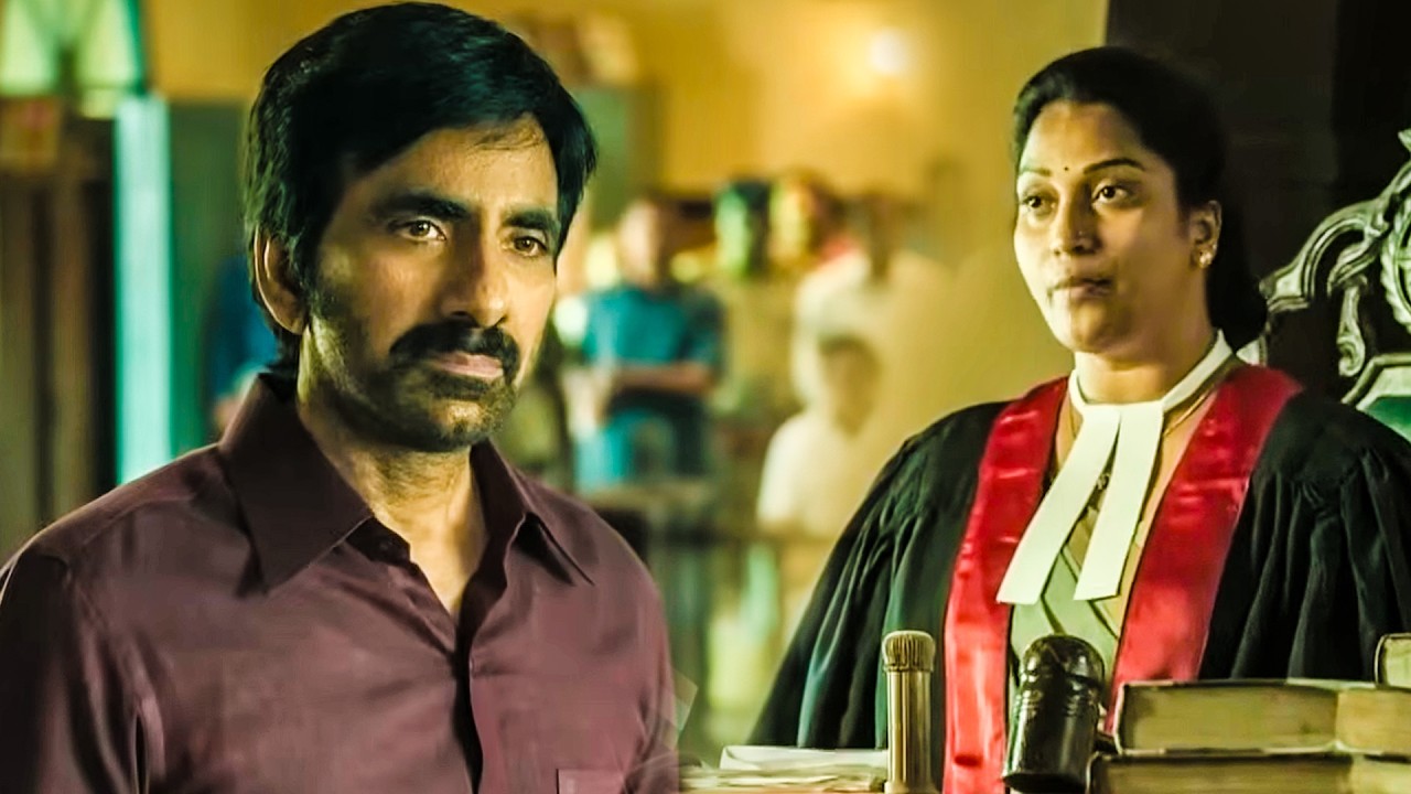 Super Women As Super Judge Punishing Ravi Teja Telugu Movie Scene | @ManaChitraalu