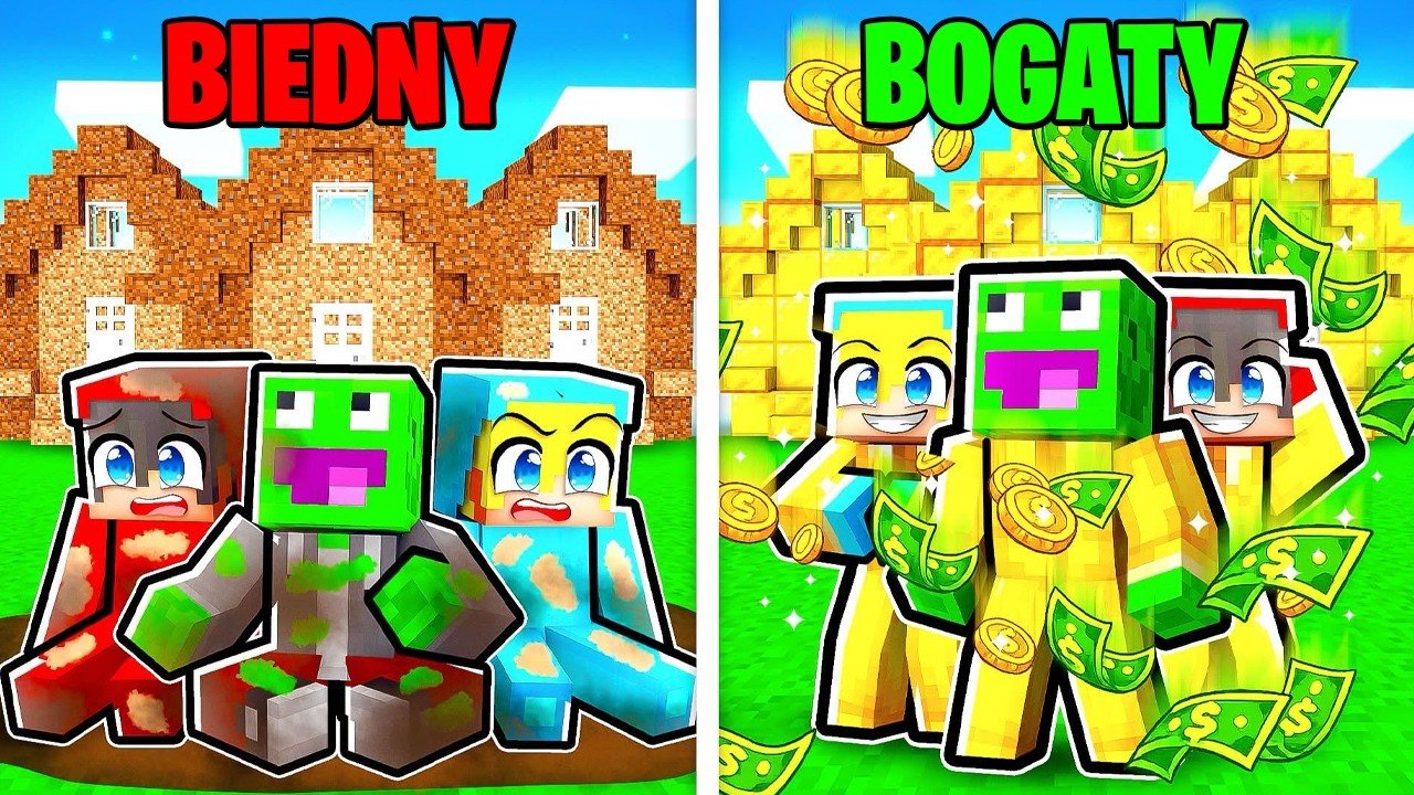 Dołączyliśmy do BIEDNEJ i BOGATEJ CYWILIZACJI w Minecraft...