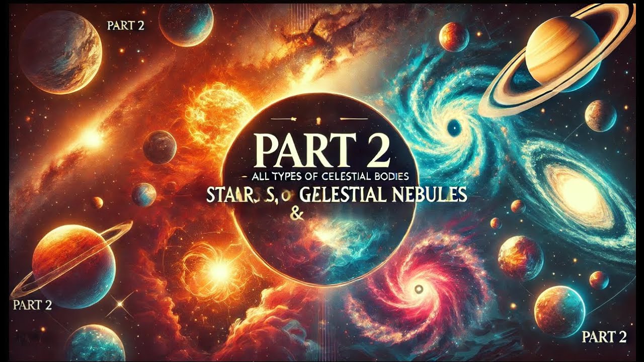 Part 2 of All types of Celestial Bodies | Stars | Blackholes | Nebulae | Sciencolytics.