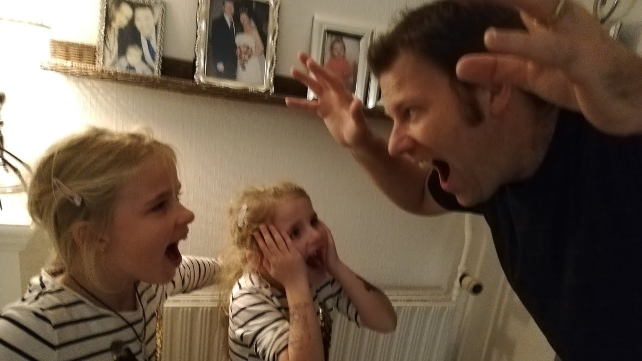 SanneVilleFamily❤️Sjov Aften leg✨Stå Trold🤣🤯👹