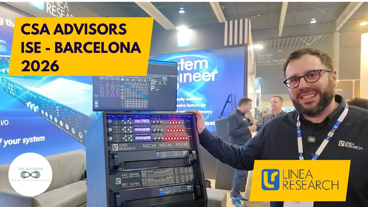Linea Research Professional Amplification Solutions at ISE Barcelona 2026 with CSA Advisors, Inc.
