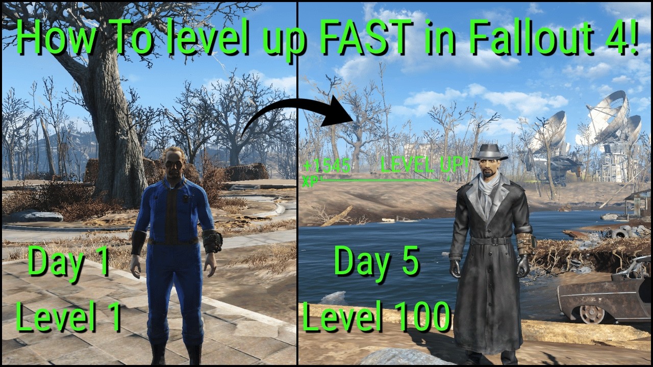 How To Level Up FAST in Fallout 4! | Early, Mid, and Late Game