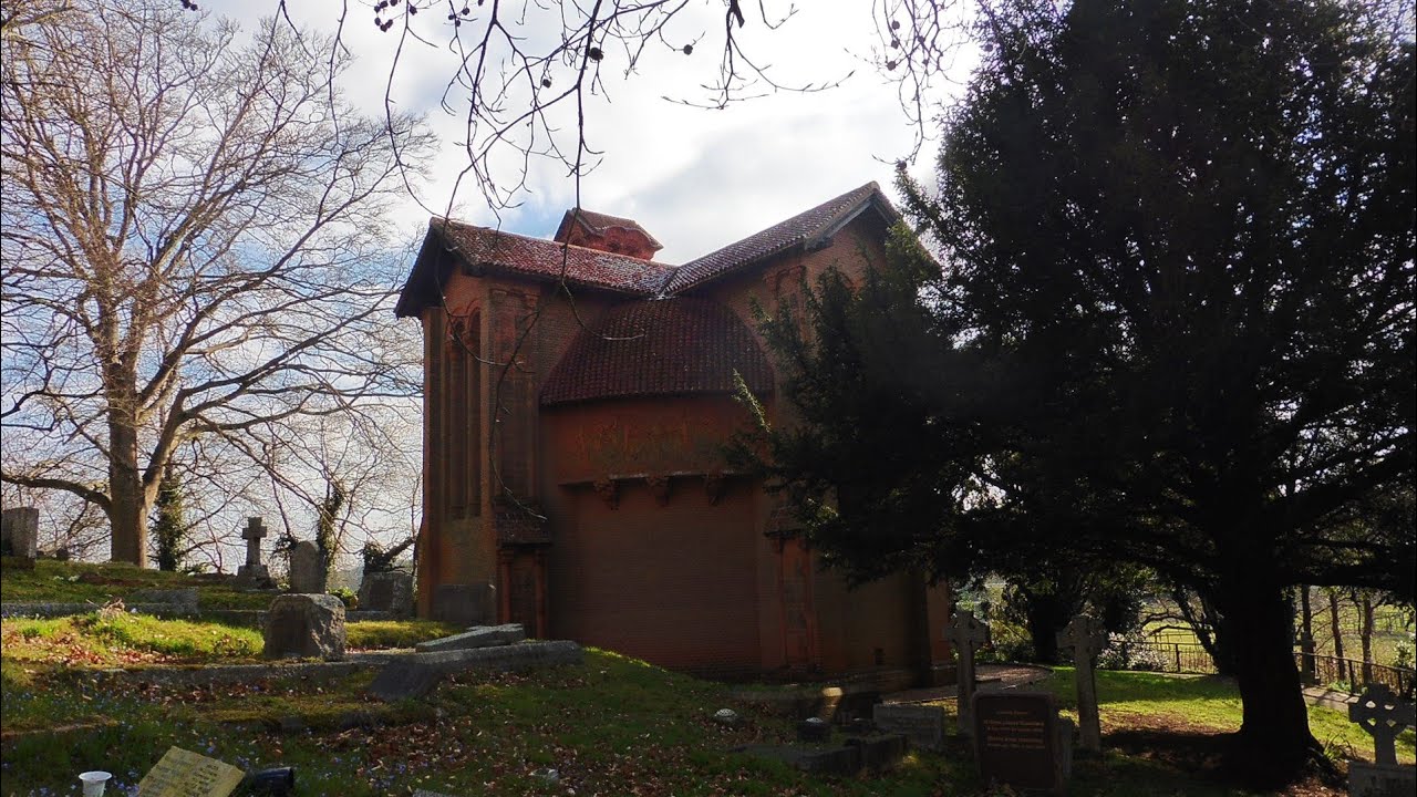 Watts cemetery chapel, Compton, Surrey. A unique design by Mary Watts 1898.