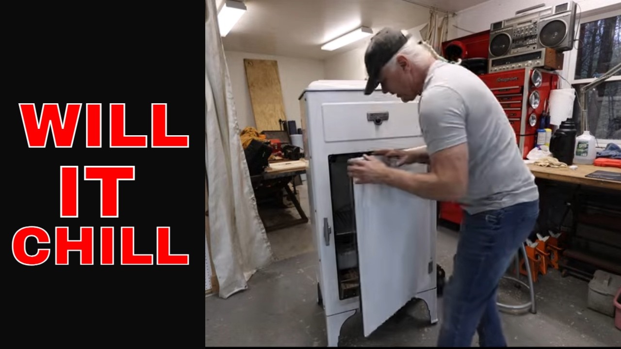 Old 1930 Westinghouse Refrigerator Found in a Barn.