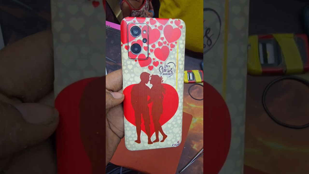 New back Sticker mobile, Realme 9i Back Skin Mobile #mobilesticker #shots #shorts