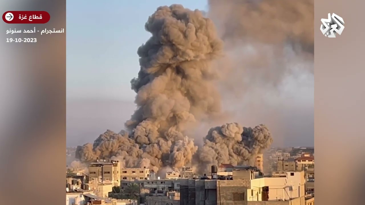 شاهد لقطات حية | الاحتلال يحاصر منطقة تل الهوى بحزام ناري كثيف وأصوات القصف تدوي في كل مكان