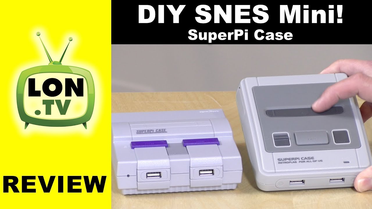 DIY SNES Mini! Retroflag SuperPi Cases for Raspberry Pi Review