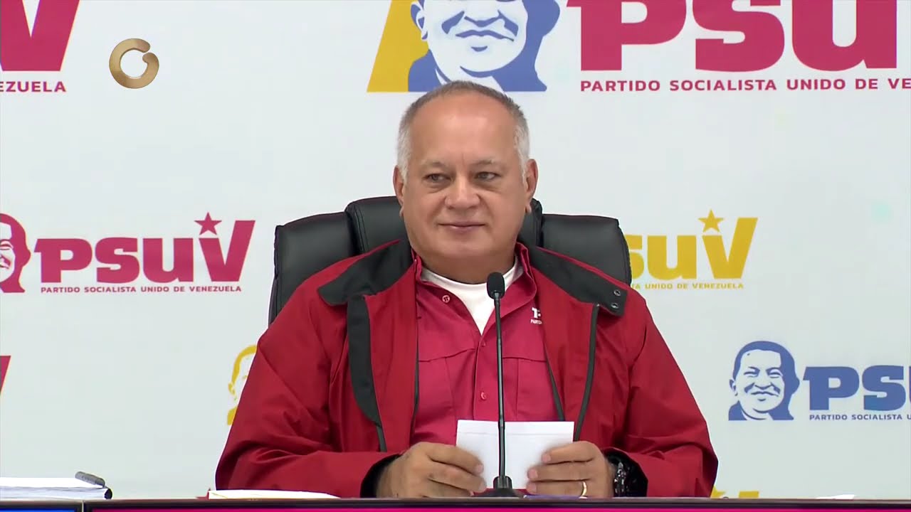 GV Noticias de Venezuela | Diosdado Cabello Ofrece Declaraciones en Rueda de Prensa del PSUV