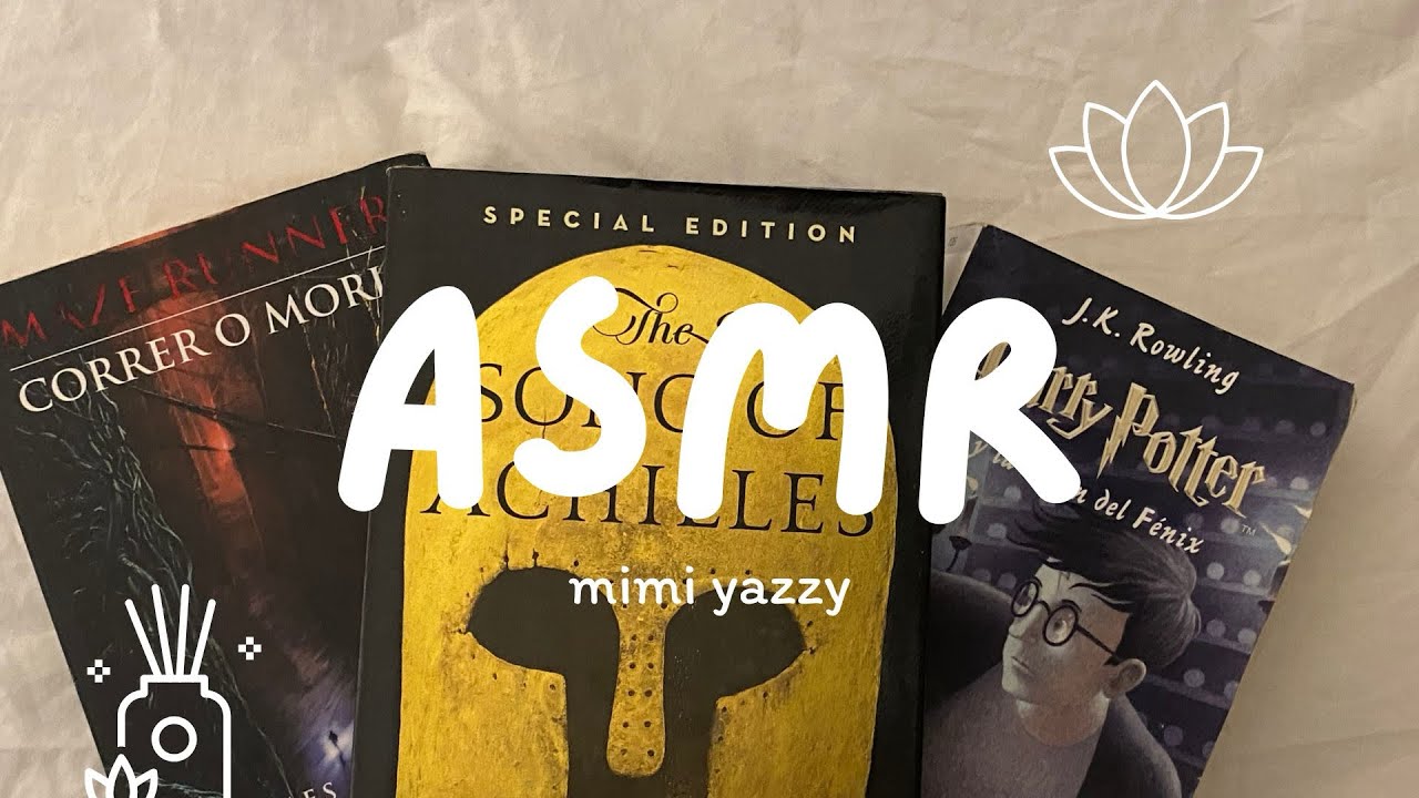 asmr (books, tapping, relaxing sounds)