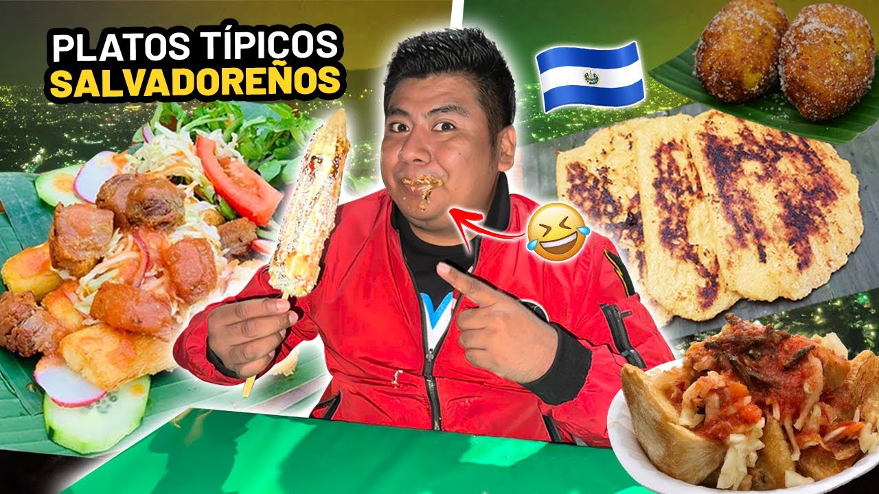 🤤COMIENDO TIPICOS SALVADOREÑOS 🇸🇻en los PLANES de RENDEROS *una delicia*