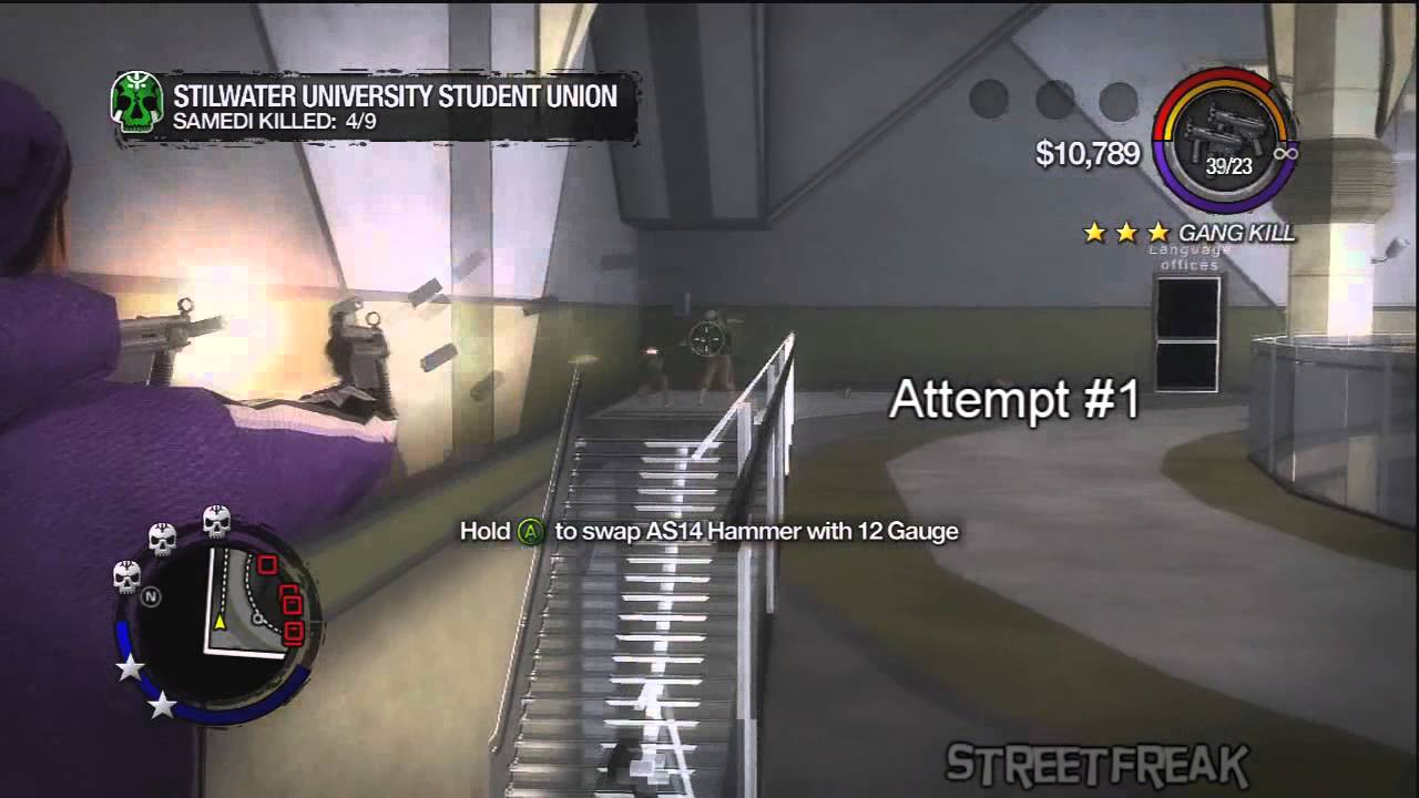 Saints Row Walkthrough Mission Fail Complation