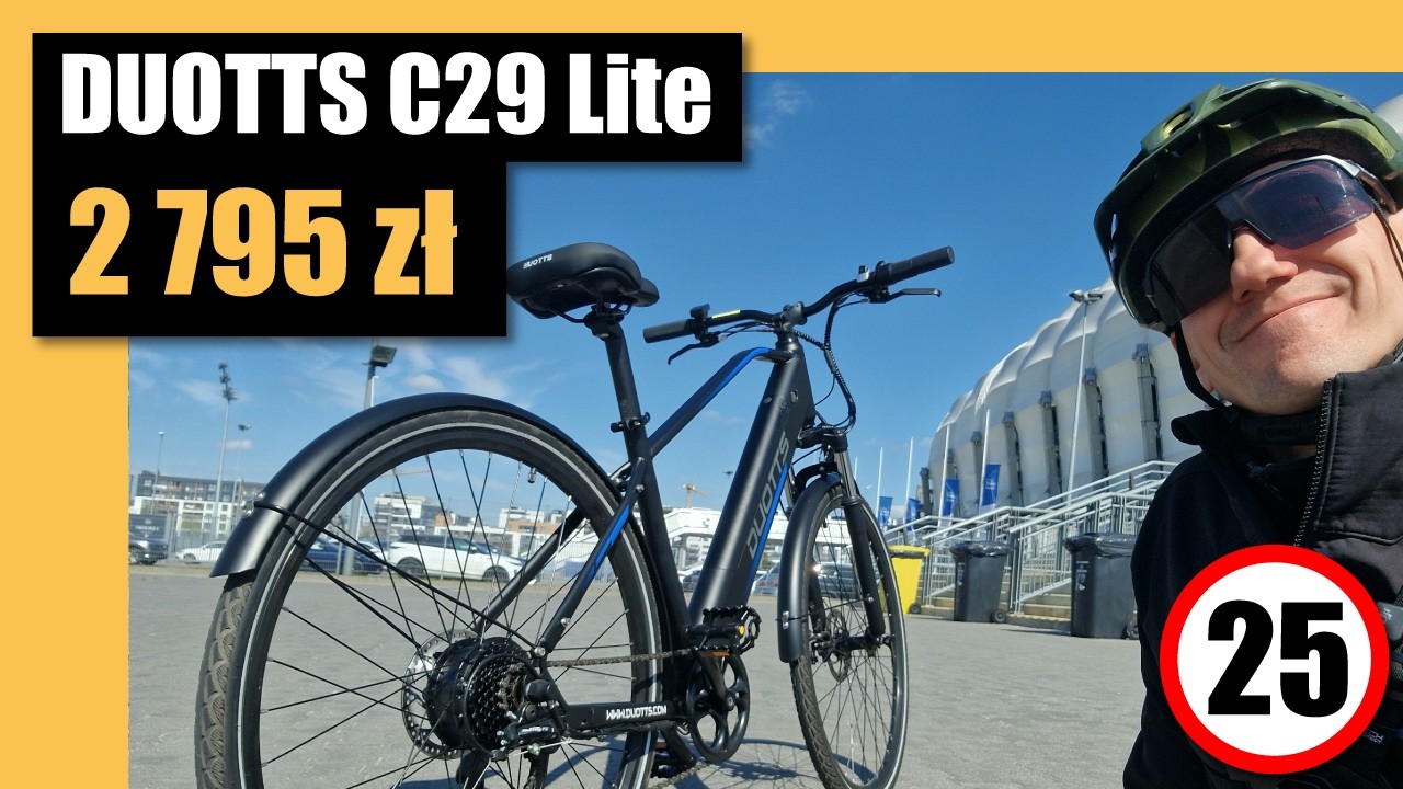 Jeszcze TAŃSZY Rower Elektryczny - DUOTTS C29 Lite