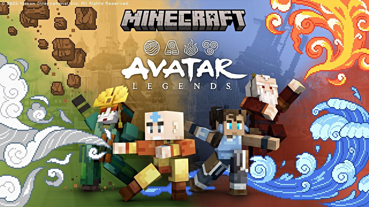 Minecraft x Avatar Legends DLC — полное прохождение игрового процесса (полная игра)