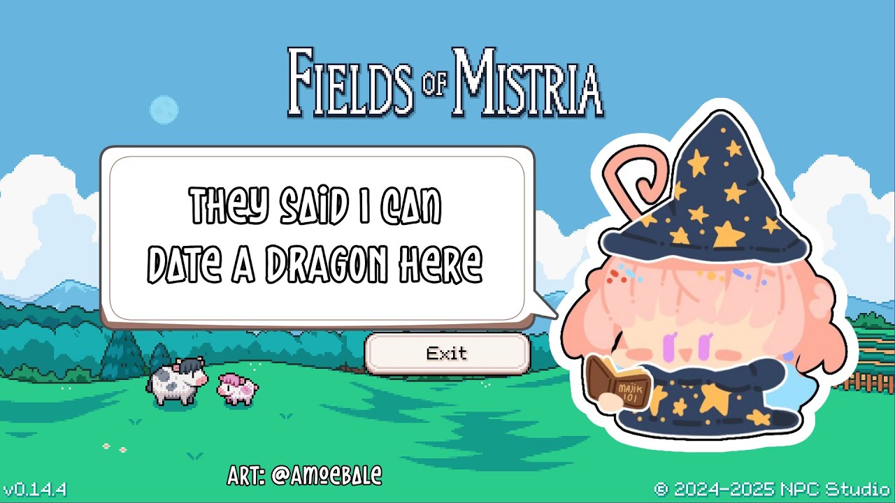 【 Fields of Mistria 】They said I can date A DRAGON here, so...👉👈 【 iofi / hololiveID 】