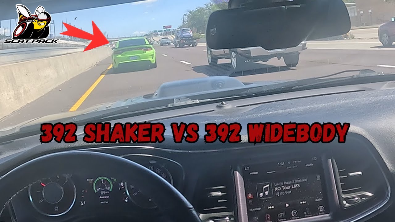 392 Shaker против 392 Widebody на шоссе | Вид от первого лица