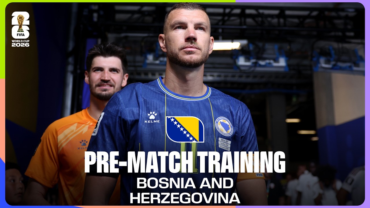 Bosnia And Herzegovina Train Before USA | FIFA World Cup 2026&trade;