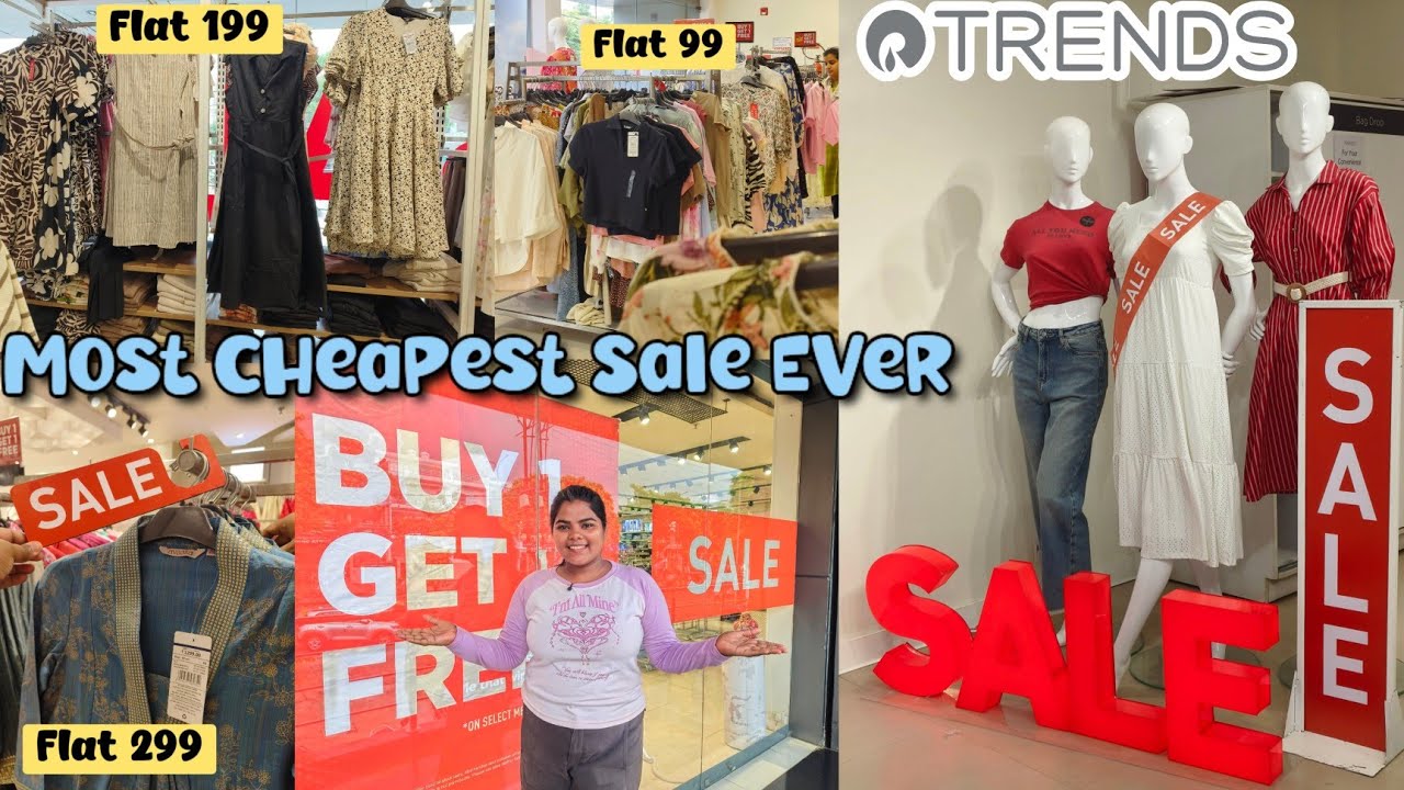 Reliance Trends Buy 1 Get 1 Free Sale | Reliance Trends Haul | Trends Sale Flat ₹499 / Flat 50% Off