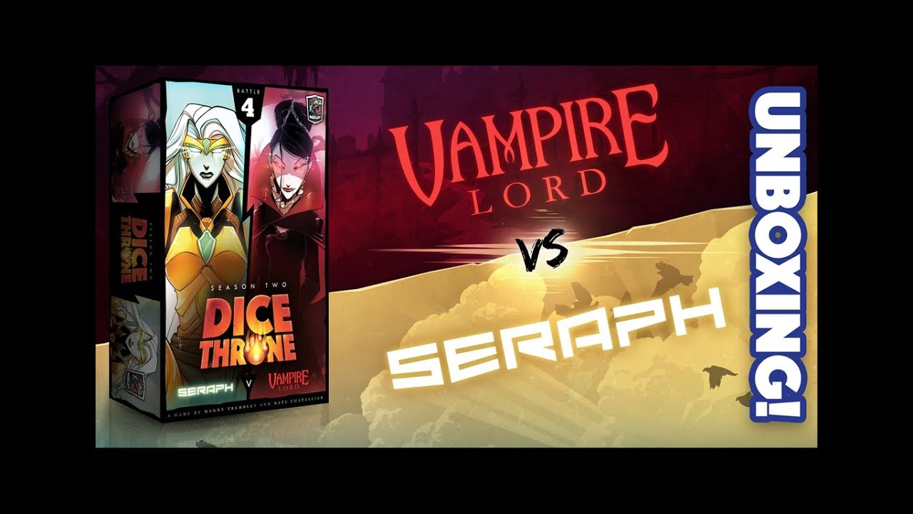 Dice Throne - Season Two Unboxing: Vampire Lord vs Seraph