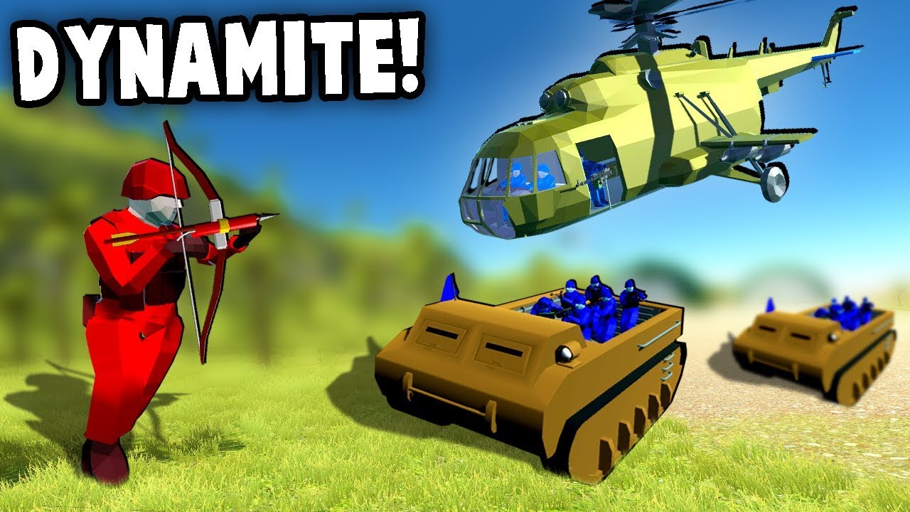 DYNAMITE ARROWS and SUBMARINE Vehicles!?  Top Secret! (Ravenfield Gameplay)