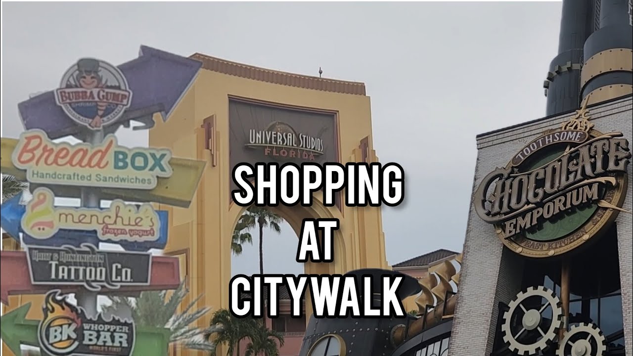 2023 Universal Studios CityWalk walkthrough #shopping #orlando #themepark #shopwithme #vacation