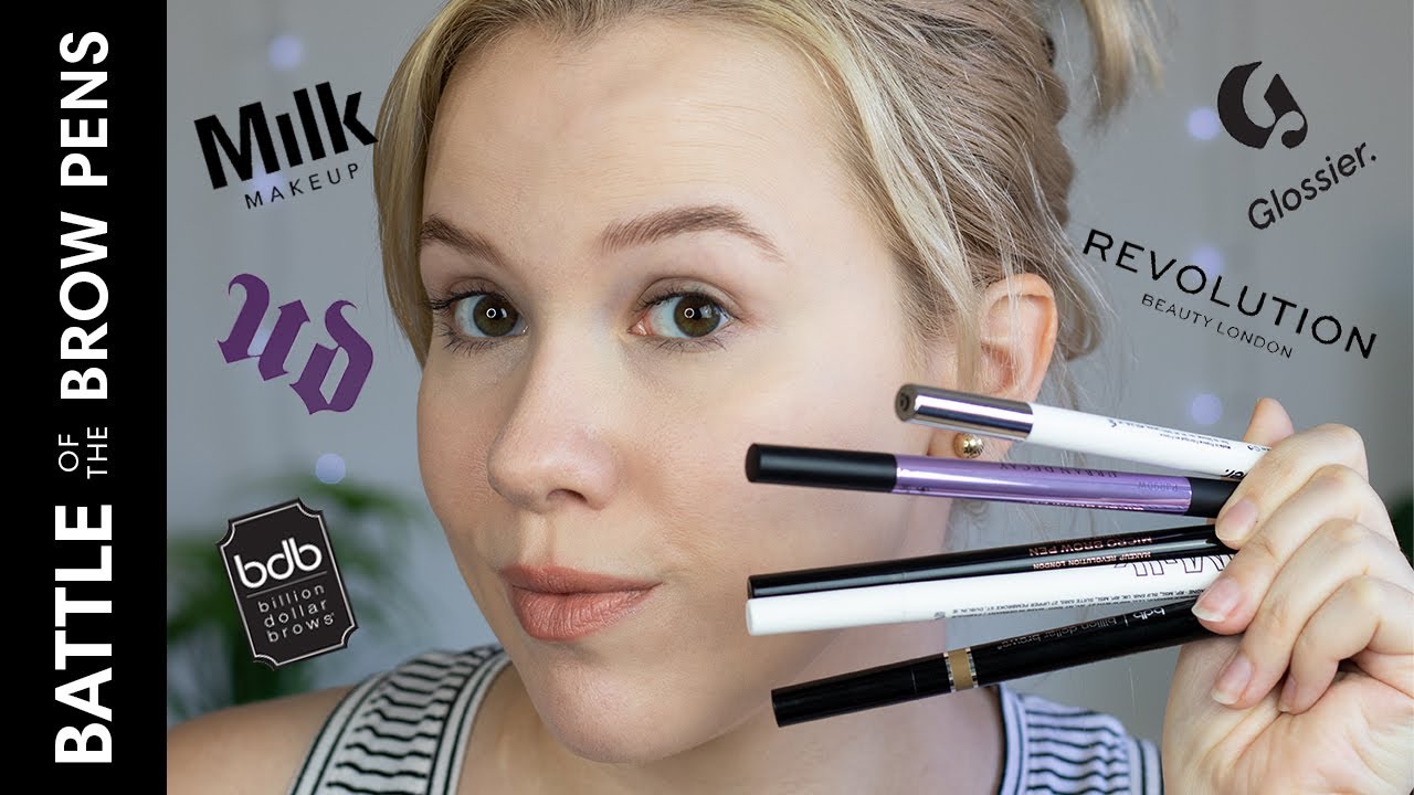 Eyebrow Pen Battle | Urban Decay, Glossier, Milk Makeup, Billion Dollar Brows & Makeup Revolution