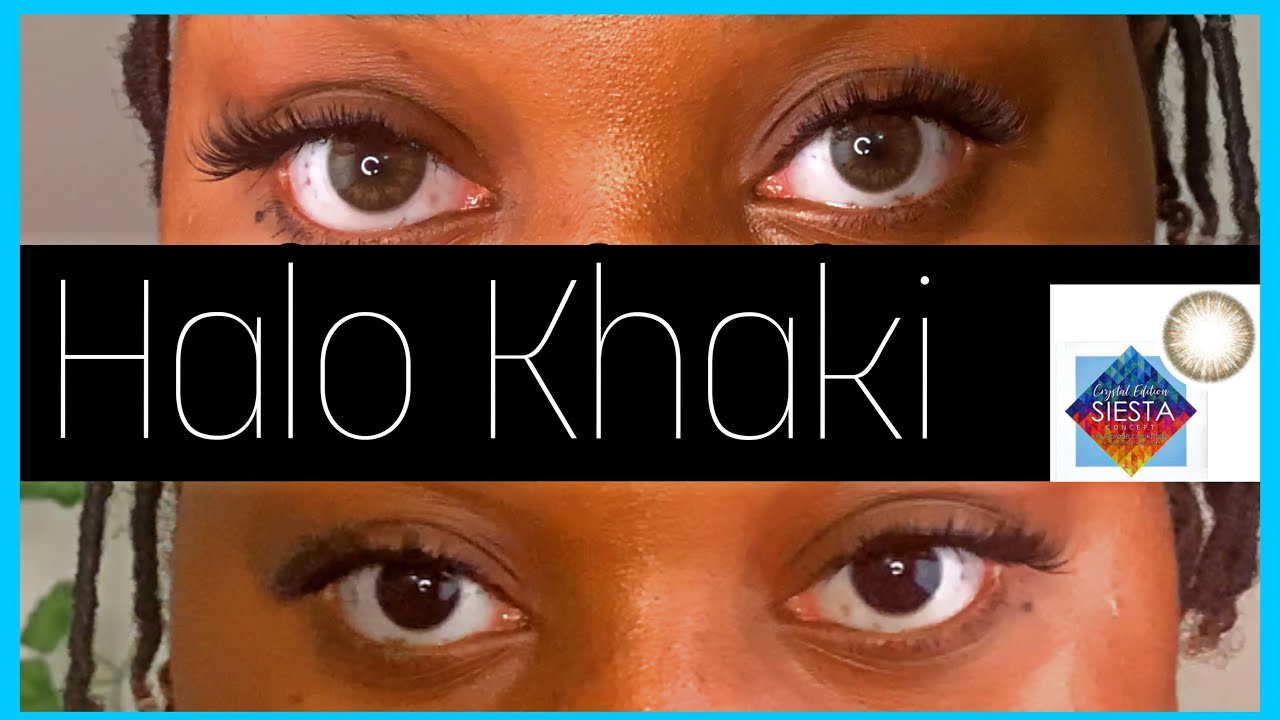 MY FAVORITE NATURAL COLOR CONTACTS FOR DARK EYES| ColorCL Shop~ Halo Khaki