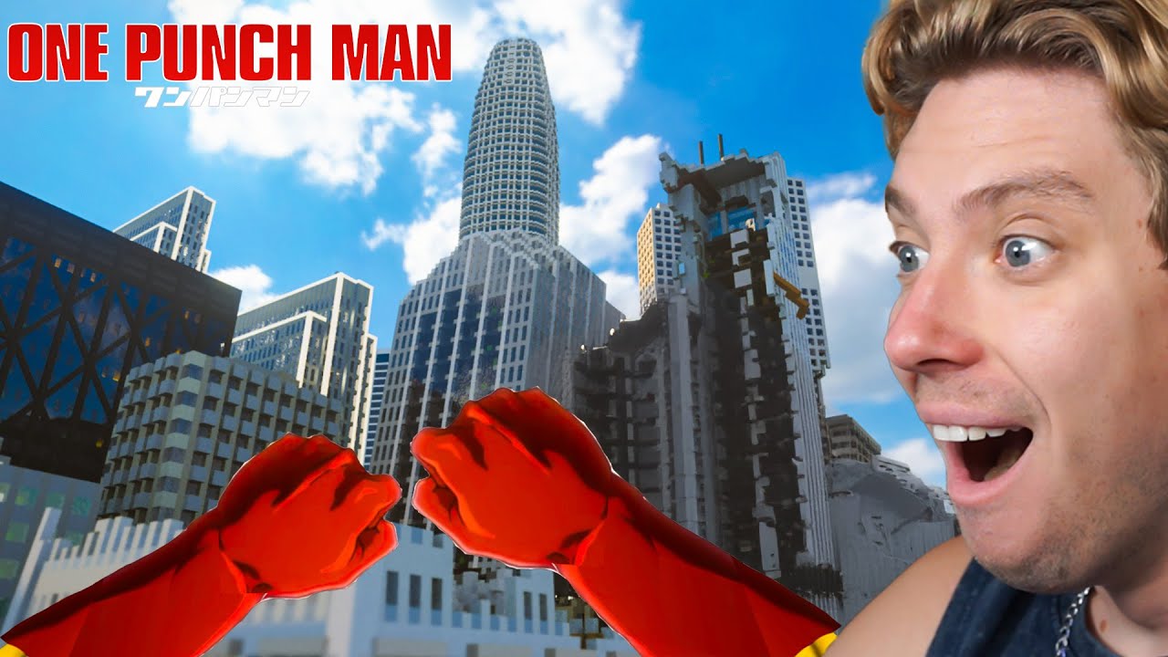 Playing as Saitama in Teardown