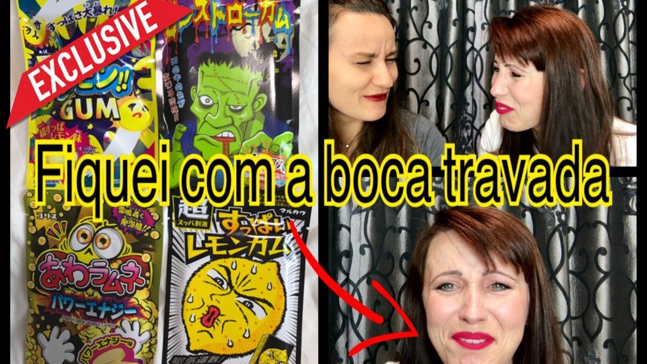 EXPERIMENTANDO o Chiclete MAIS AZEDO do JAPÃO (Jaina Lima)