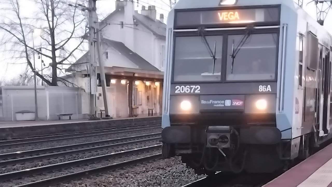 Trajet dans la z20500 IDFM 86A (EX RER D ET EX 86D) de la gare de Étréchy a la gare de Lardy (RER C)